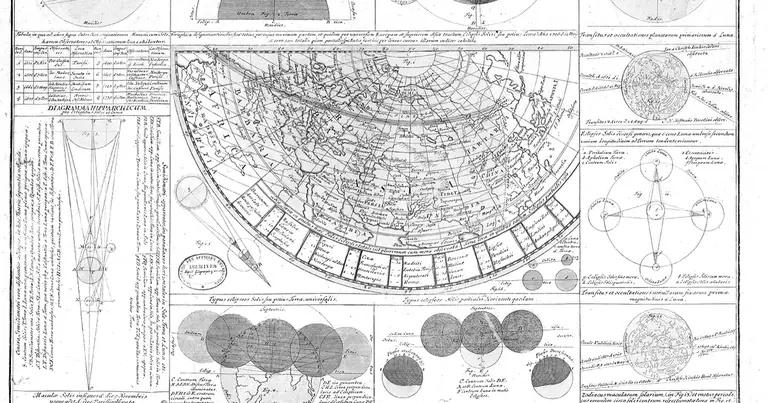 Full Moon February 2027: Penumbral Eclipse in Virgo · Doppelmayr · Atlas Coelestis · 1742