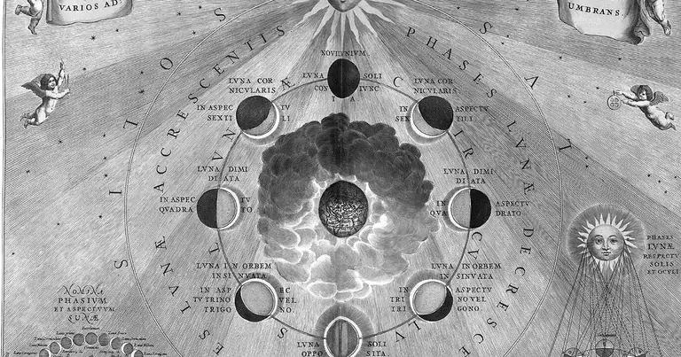 Full Moon May 2027: the Flower Moon in Scorpio · A. Cellarius · Harmonia Macrocosmica · 1661