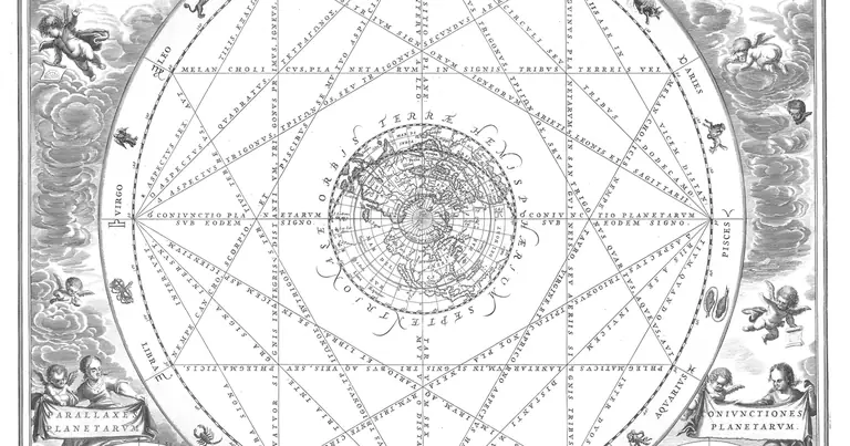 Aspects · A. Cellarius · Harmonia Macrocosmica · 1661