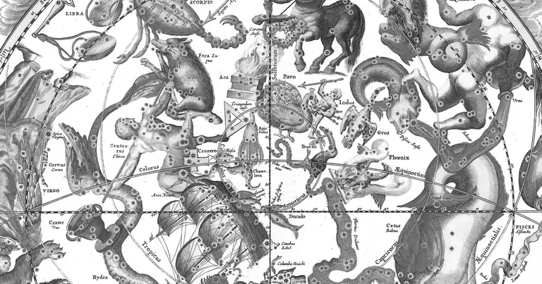 Chart patterns · A. Cellarius · Harmonia Macrocosmica · 1660