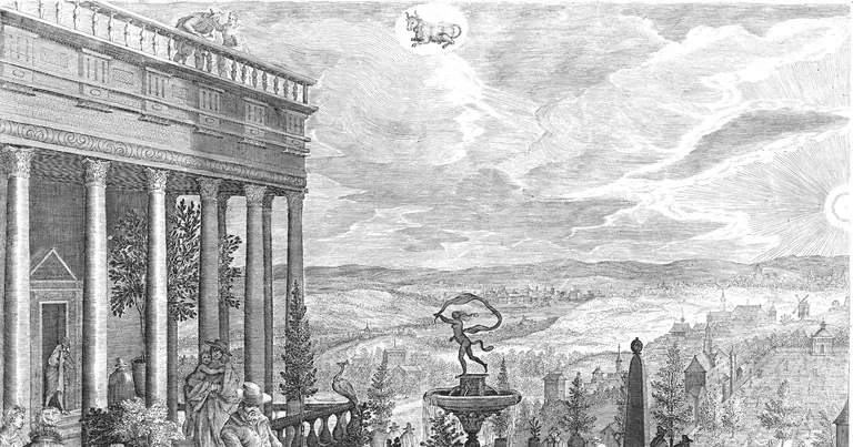 Zodia aprilie: Berbec sau Taur? · Aeg. Sadeler · Aprilis · 1607