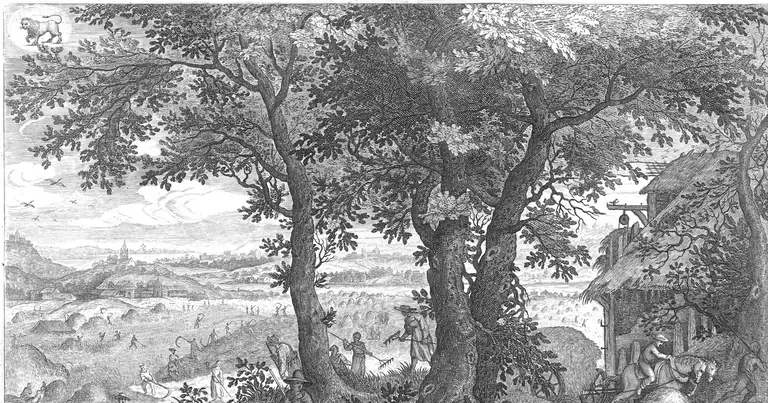 Zodia iulie: Rac sau Leu? · Aeg. Sadeler · Iulius · 1607