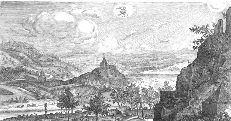 Zodia iunie: Gemeni sau Rac? · Aeg. Sadeler · Iunius · 1607